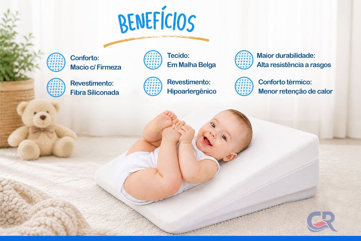 Travesseiro Infantil 2un SleepBaby AntiRefluxo Ortobom
