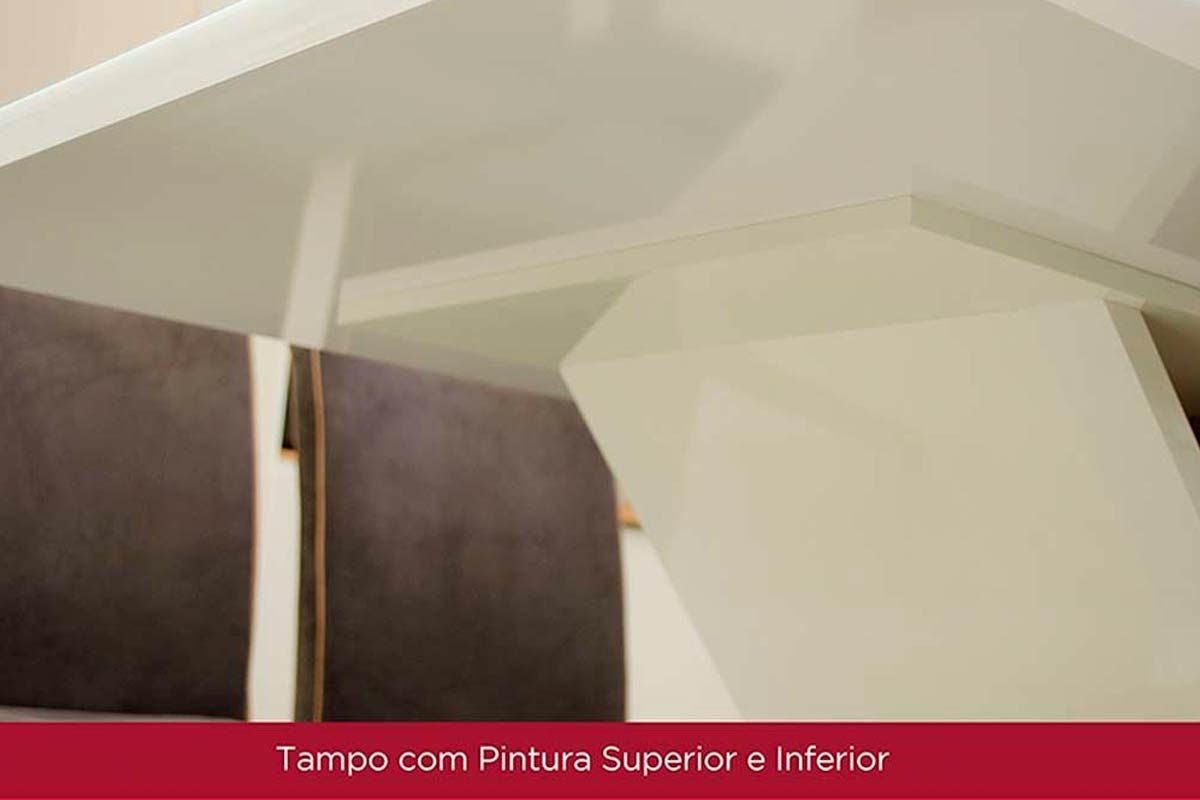 Sala de Jantar Completa Dora c/ Tampo Madeirado 90x90cm e 4 Cadeiras Nina - Henn