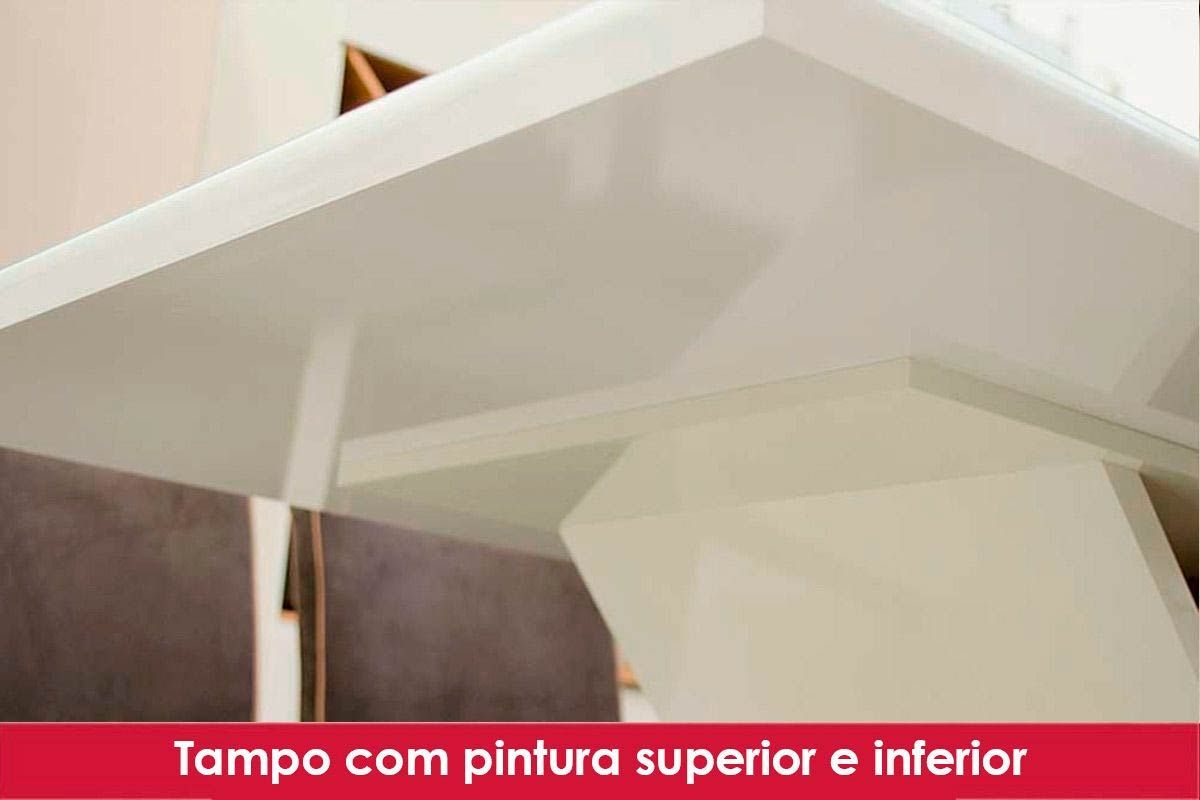 Sala de Jantar Completa Orus c/ Tampo Madeirado 120x80cm e 4 Cadeiras Milla - Henn