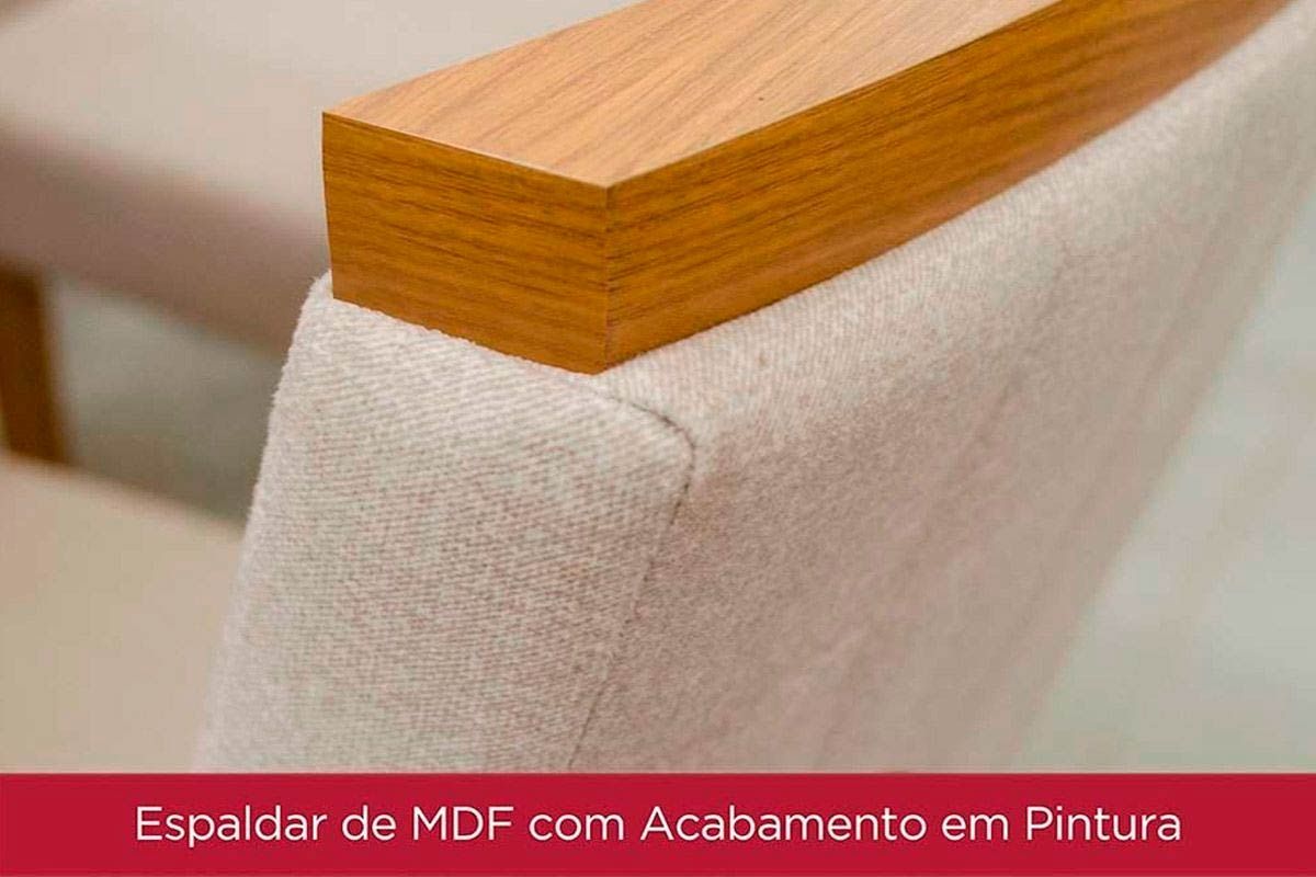 Sala de Jantar Completa Orus c/ Tampo Madeirado 120x80cm e 4 Cadeiras Vita - Henn