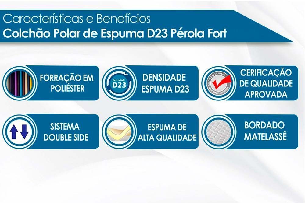 Colchão Pérola Polar (2un) + Beliche Indy
