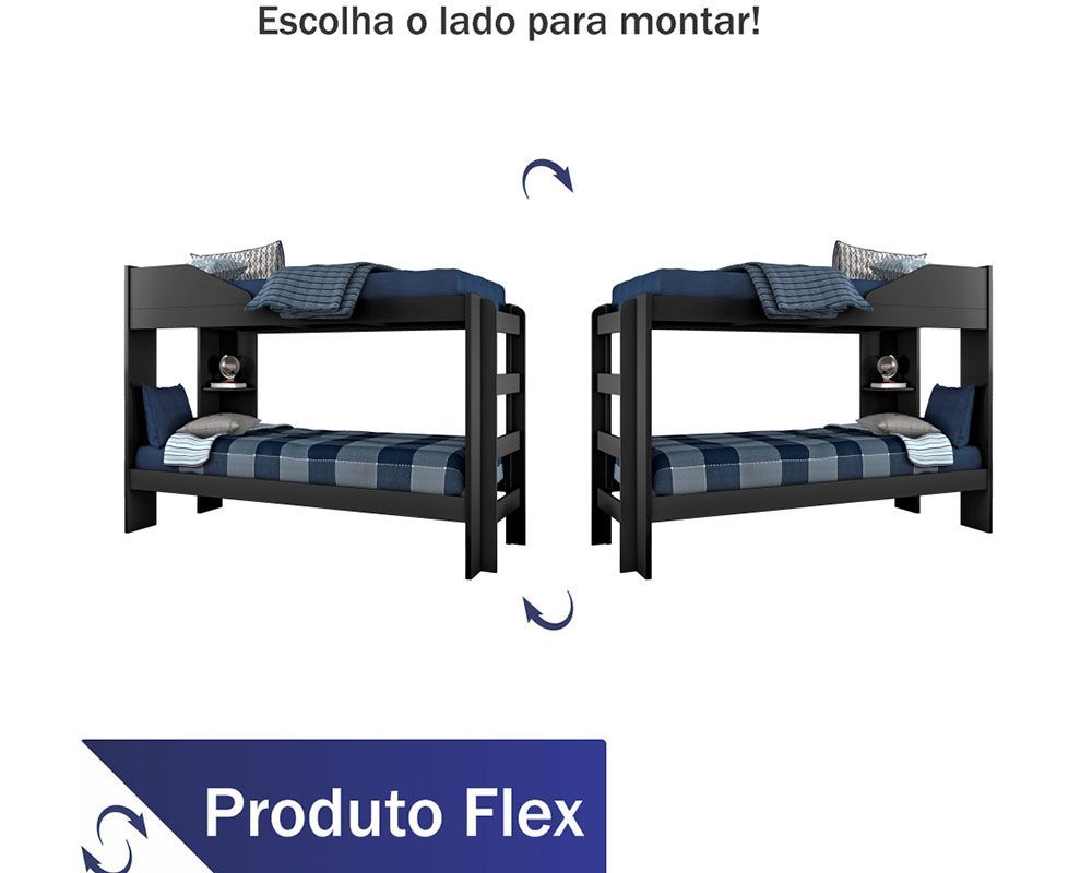 Colchão Pérola Polar (2un) + Beliche Indy