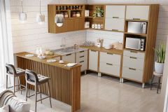 Cozinha Completa Nesher 9 Peças Imperatriz C9P62