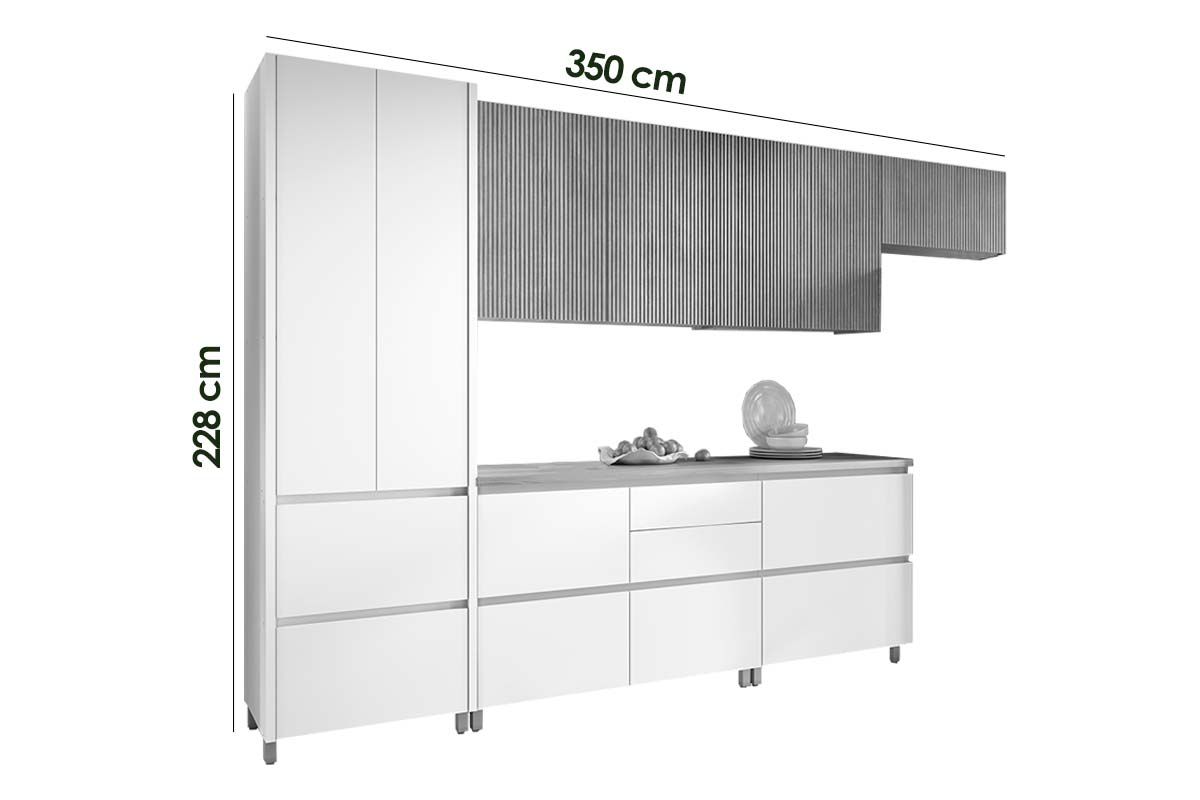 Cozinha Completa Nesher 6 Peças Rainha C6P89