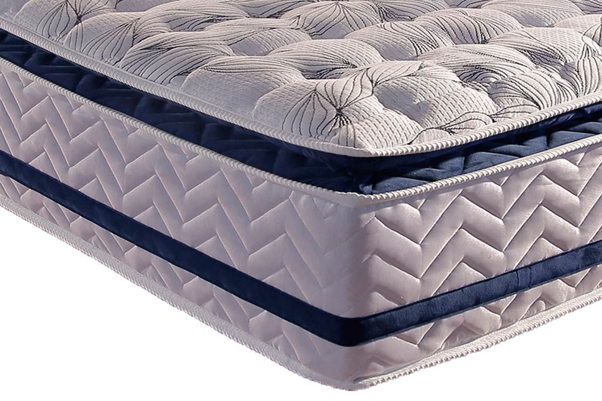 Cama Box CRC +Colchão Molas Blue Paropas
