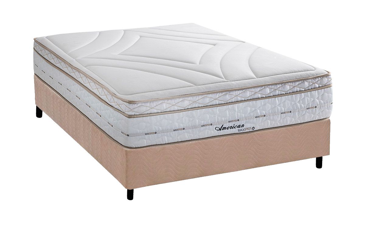 Cama Box CRC +Colchão Molas American Herval