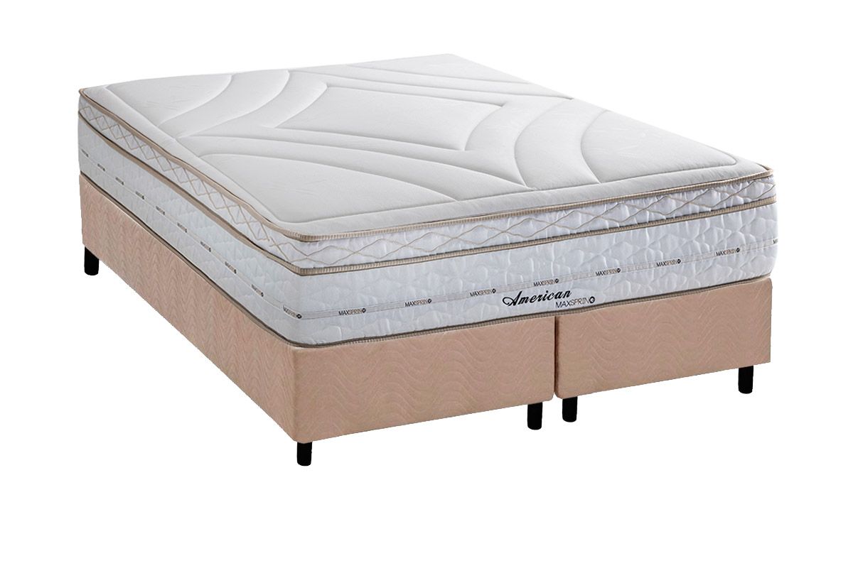 Cama Box CRC +Colchão Molas American Herval