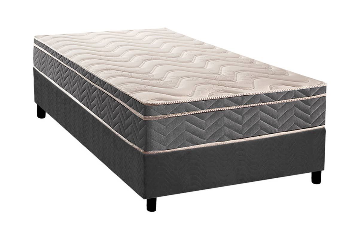 Cama Box CRC +Colchão Ortopédico Mega Paropas