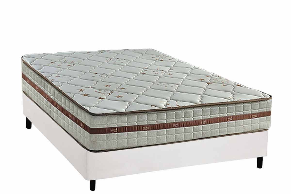 Cama Box CRC +Colchão Molas Classic Anjos