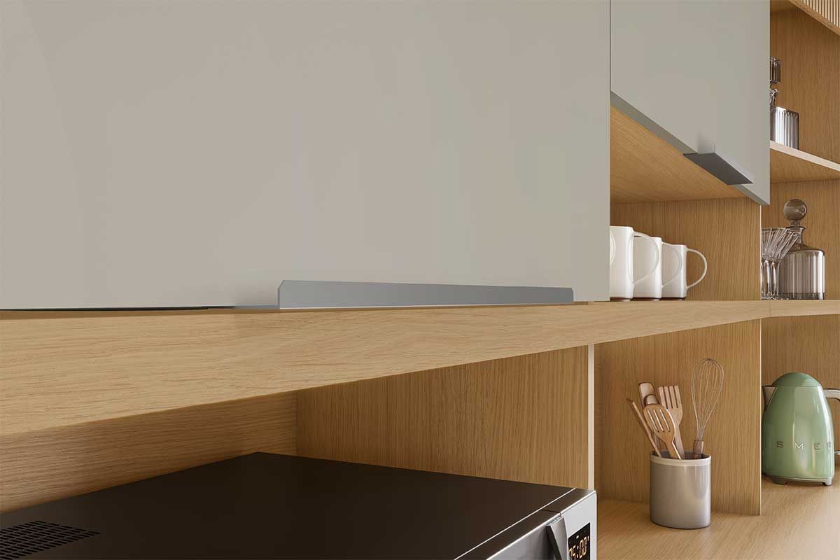 Cozinha Compacta Nesher Realeza c/5 Portas 2Gavs 160cm Cozinha Compacta Nesher Realeza c/5 Portas 2Gavs 160cm