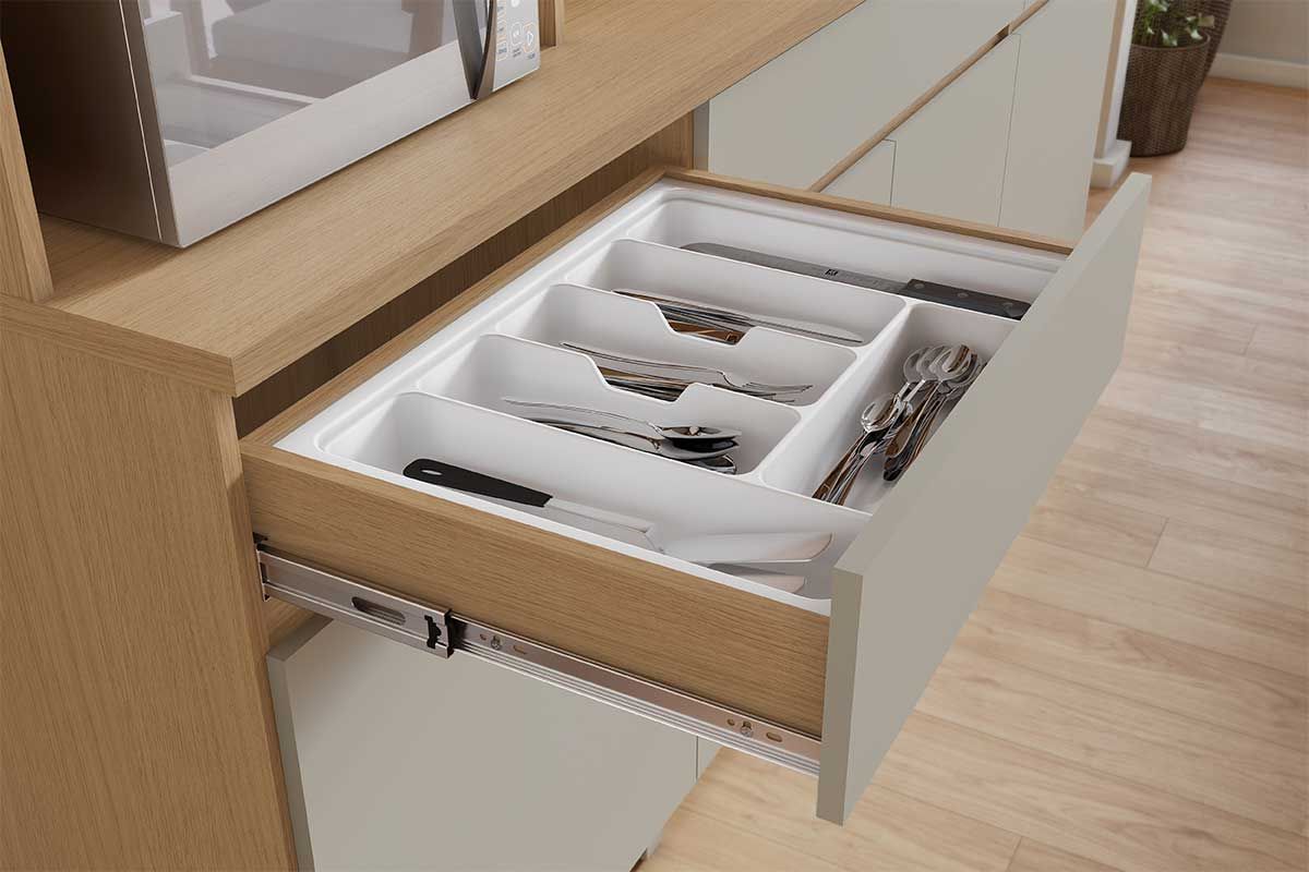 Cozinha Compacta Nesher Realeza c/5 Portas 2Gavs 160cm Cozinha Compacta Nesher Realeza c/5 Portas 2Gavs 160cm
