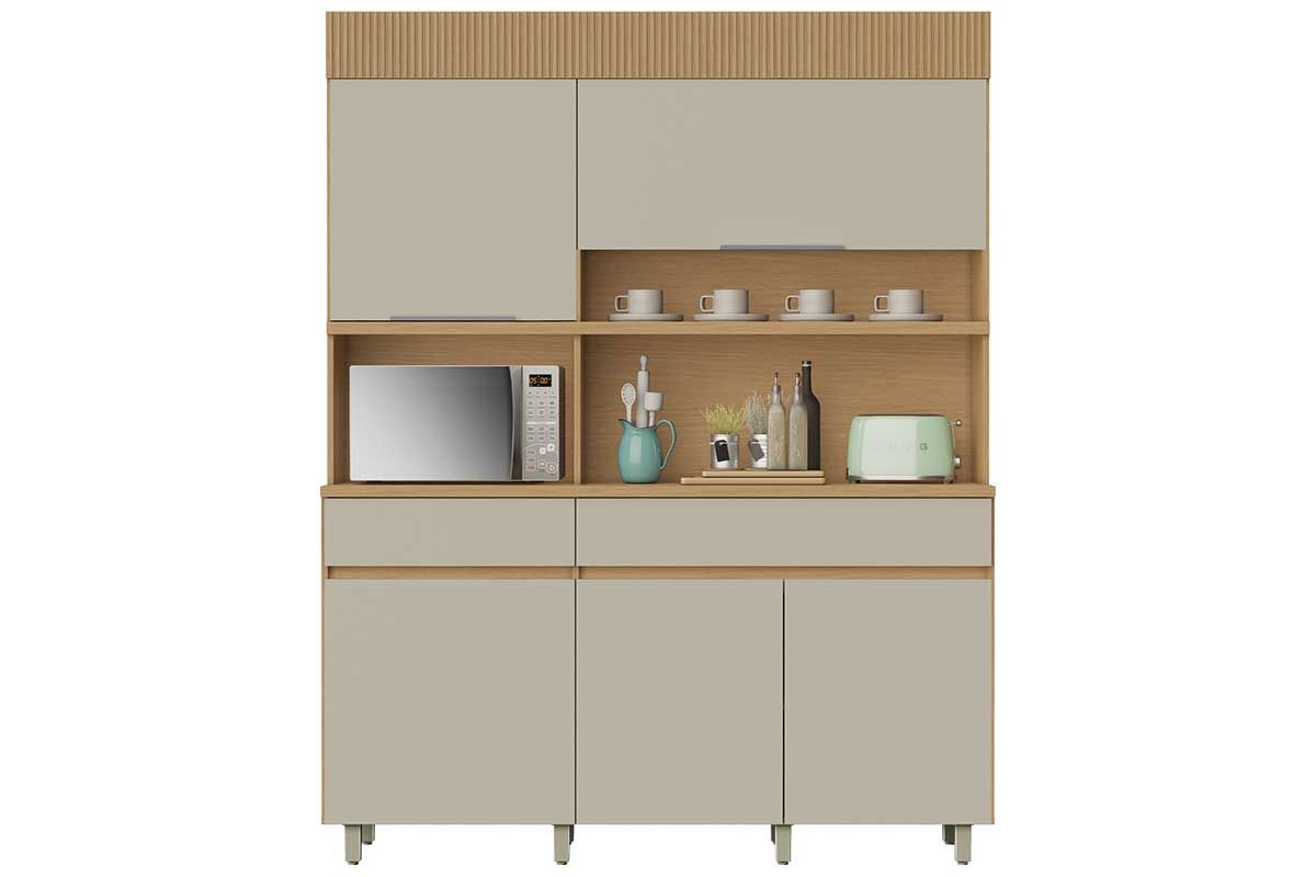 Cozinha Compacta Nesher Realeza c/5 Portas 2Gavs 160cm Cozinha Compacta Nesher Realeza c/5 Portas 2Gavs 160cm