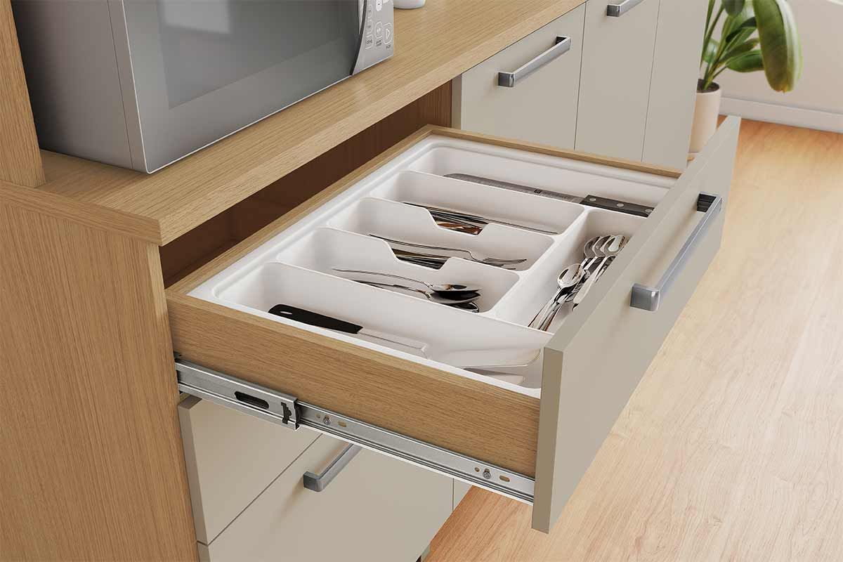 Cozinha Compacta Nesher Nobreza c/5 Portas e 2 Gavetas 160cm