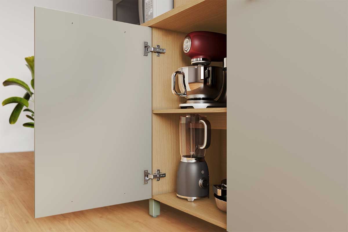 Cozinha Compacta Nesher Nobreza c/5 Portas e 2 Gavetas 160cm