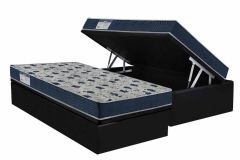 Cama Box Baú Filhão +Colchão Ortopédico ISO60 Ortobom