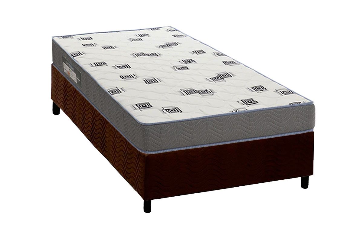 Cama Box CRC +Colchão Espuma D33 Light Ortobom
