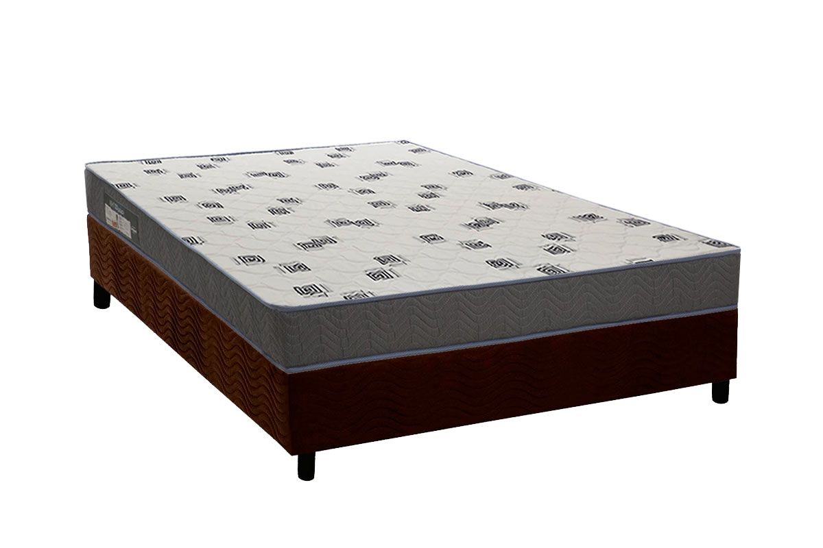 Cama Box CRC +Colchão Espuma D33 Light Ortobom