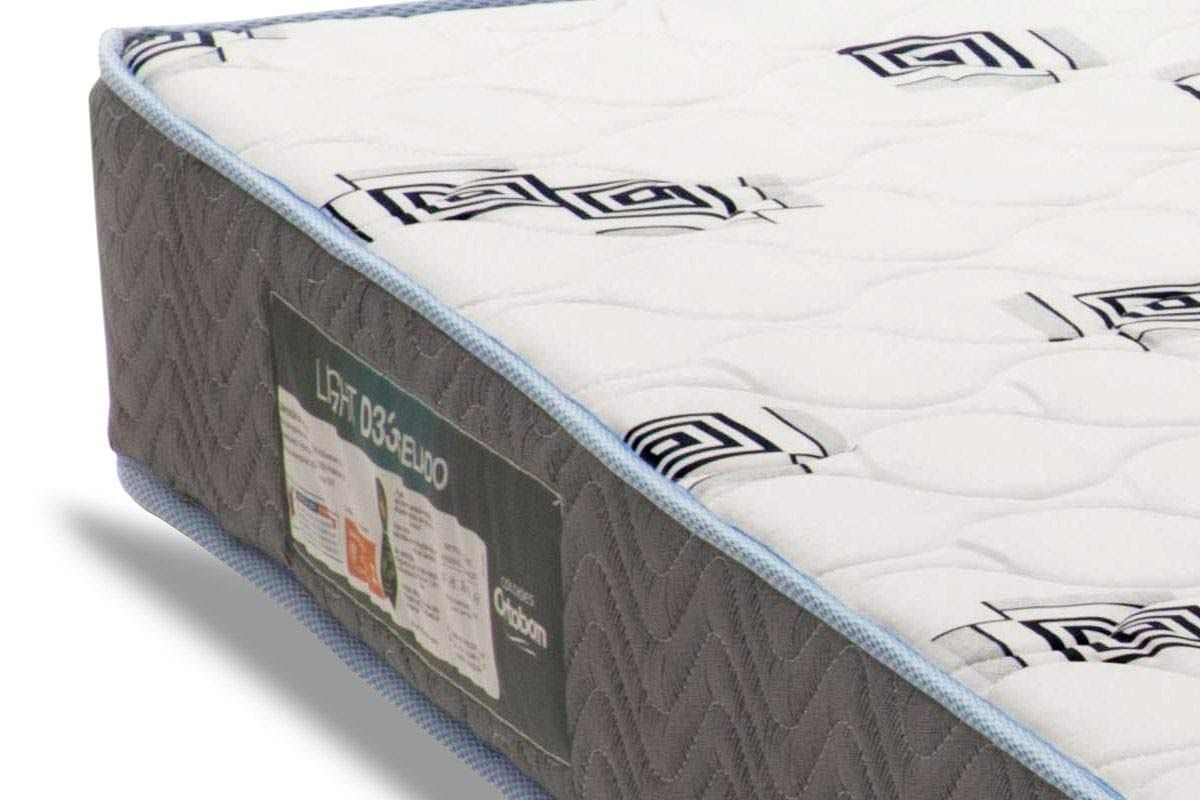 Cama Box CRC +Colchão Espuma D33 Light Ortobom
