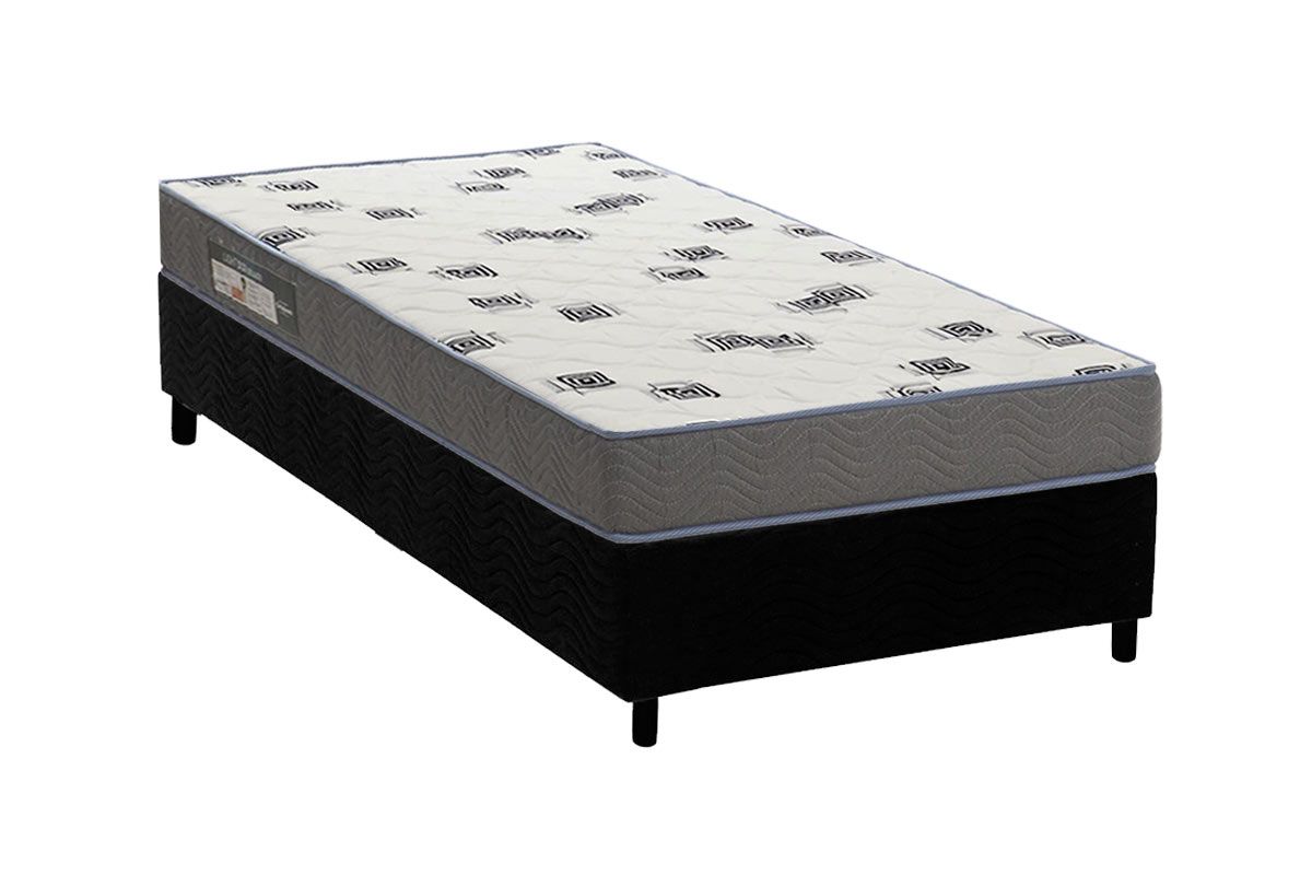Cama Box CRC +Colchão Espuma D33 Light Ortobom