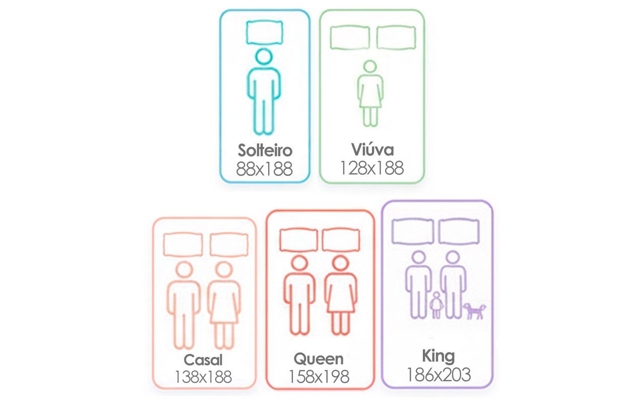 Cama Box CRC +Colchão Espuma D33 Light Ortobom