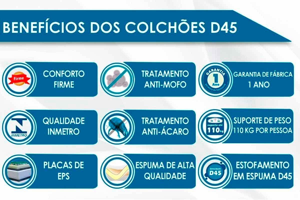 Cama Box CRC +Colchão Ortopédico PróExtreme Probel