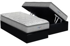 Cama Box Baú Filhão +Colchão Ortopédico Extreme Probel