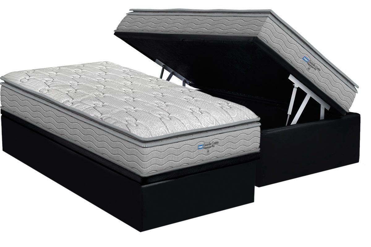 Cama Box Baú CRC +Colchão Ortopédico Extreme Probel