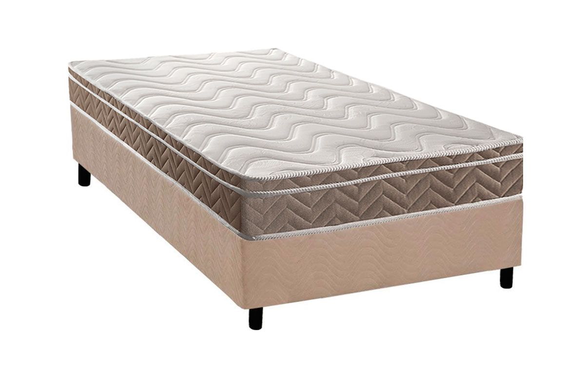 Cama Box CRC +Colchão Ortopédico Ultra Paropas