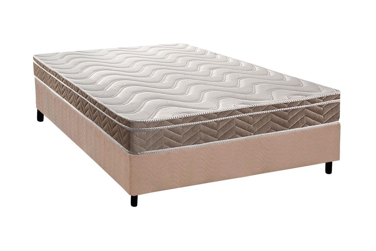Cama Box CRC +Colchão Ortopédico Ultra Paropas