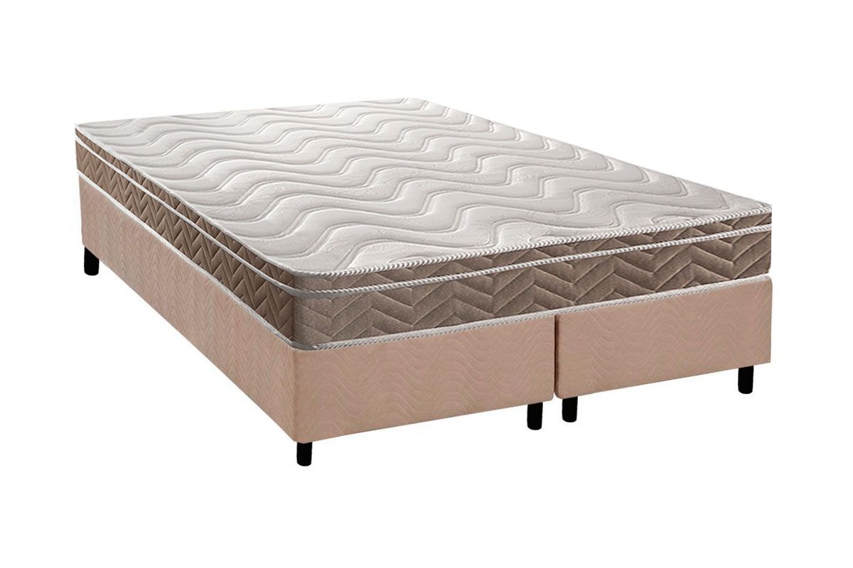 Cama Box CRC +Colchão Ortopédico Ultra Paropas