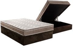 Cama Box Baú Filhão +Colchão Ortopédico Ultra Paropas