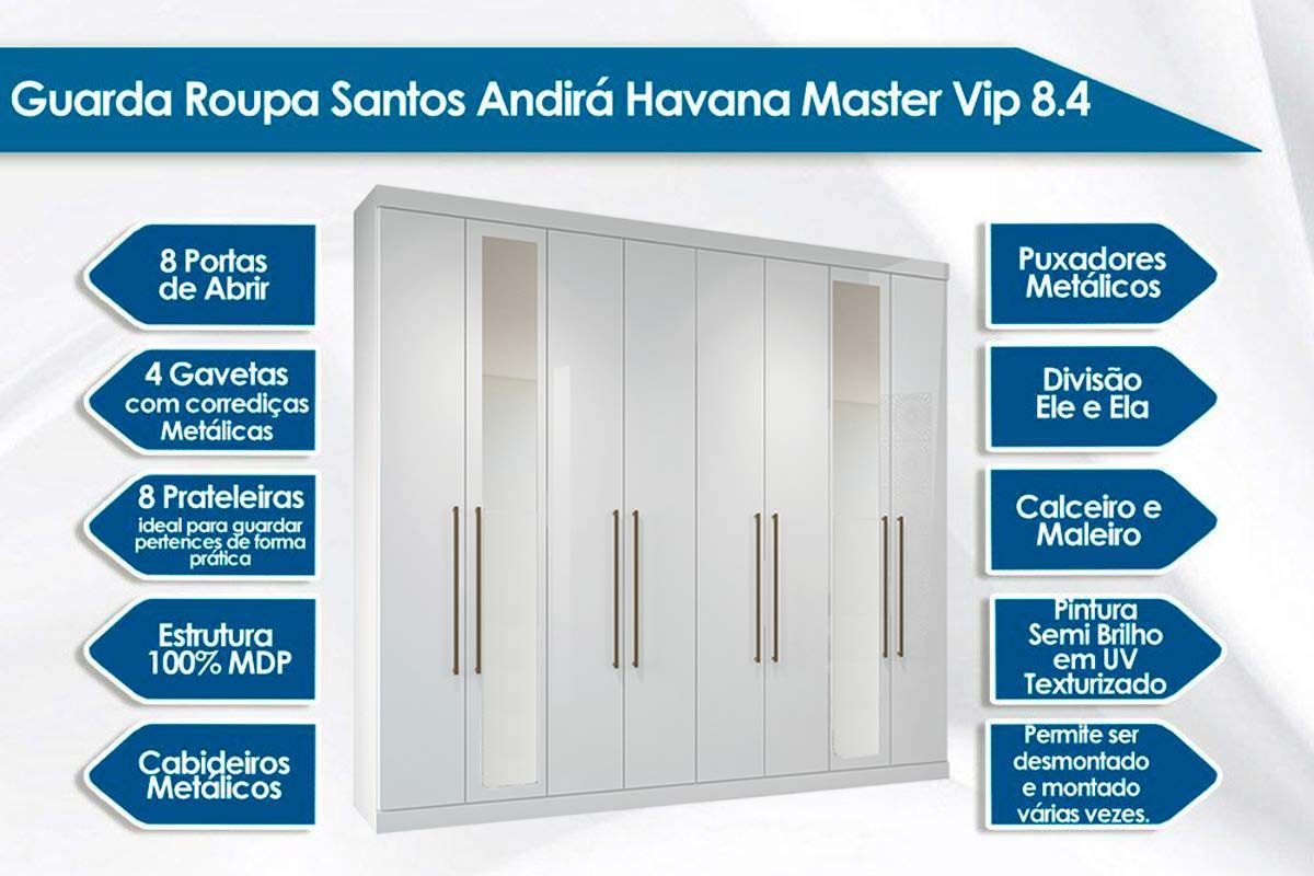 Conjunto Quarto Guarda Roupa + Cômoda QC133 S. Andirá
