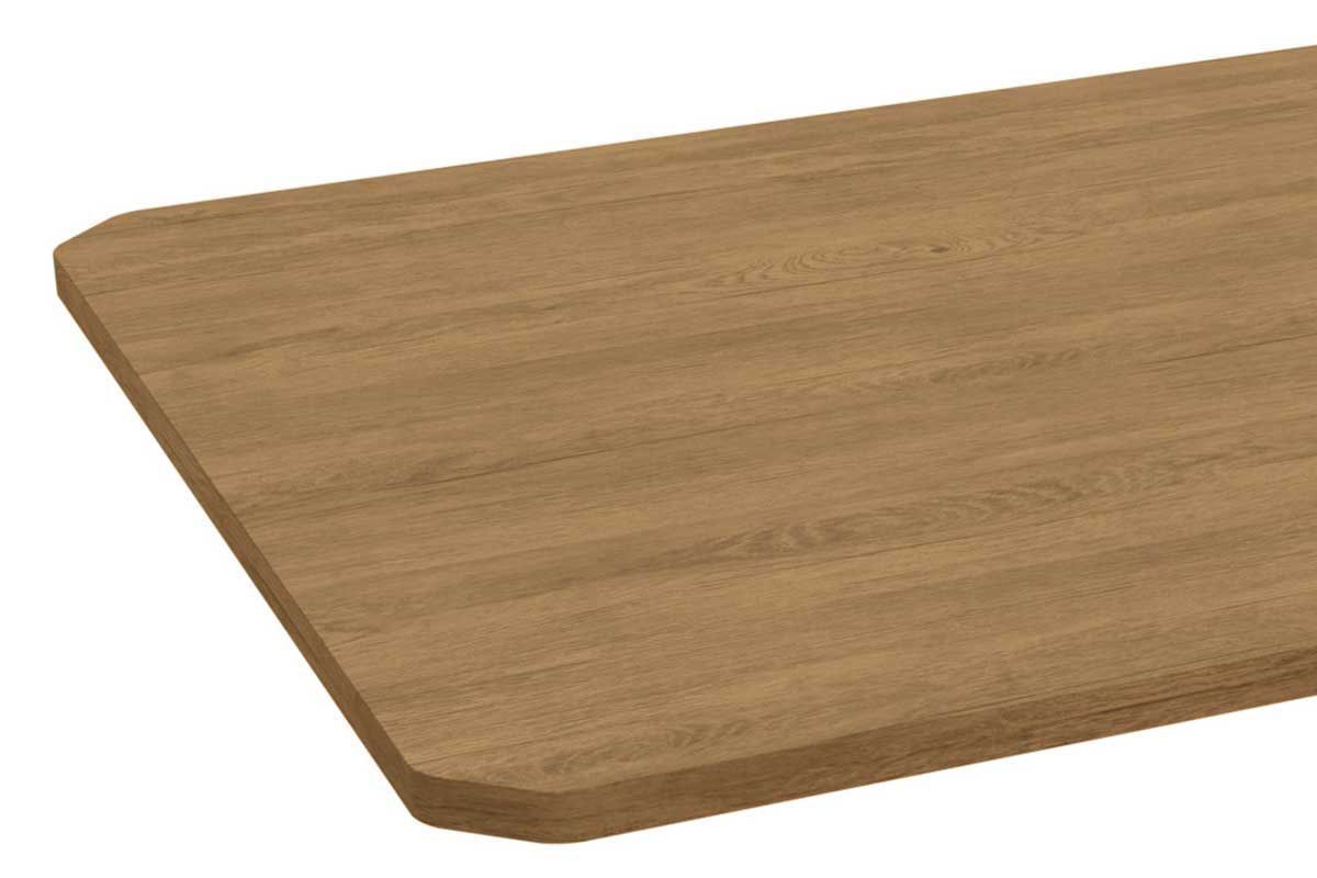 Sala Jantar Mesa Duina c/ Tampo de Madeira 136cm e 4 Cadeiras Noruega - Kappesberg