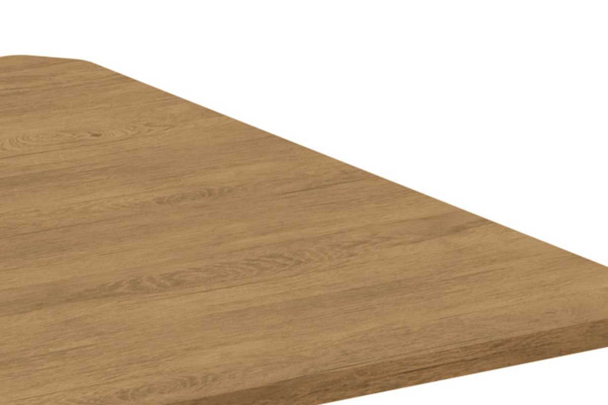 Sala Jantar Mesa Duina c/ Tampo de Madeira 136cm e 4 Cadeiras Holanda - Kappesberg