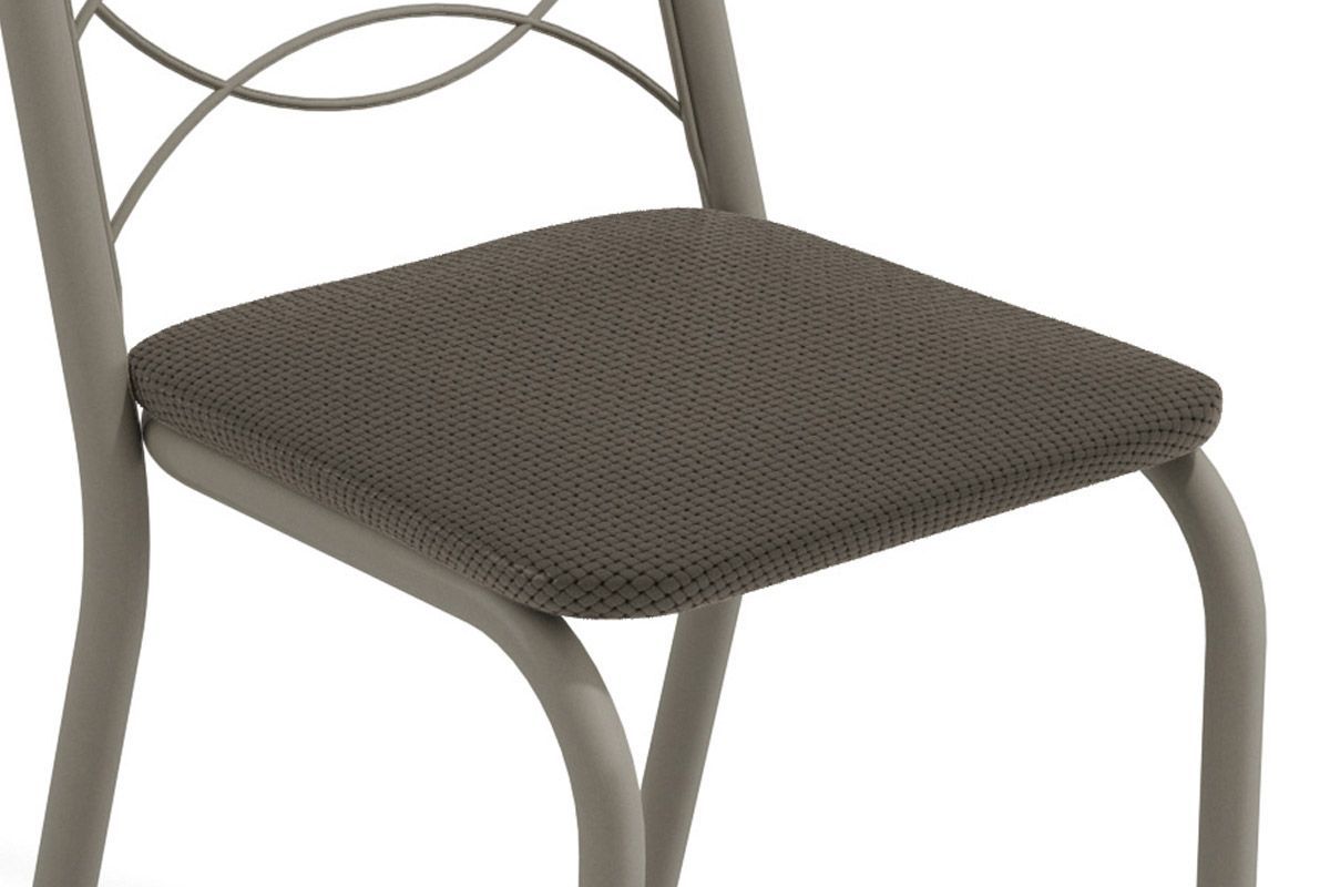 Sala Jantar Mesa Duina c/ Tampo de Madeira 136cm e 4 Cadeiras Holanda - Kappesberg