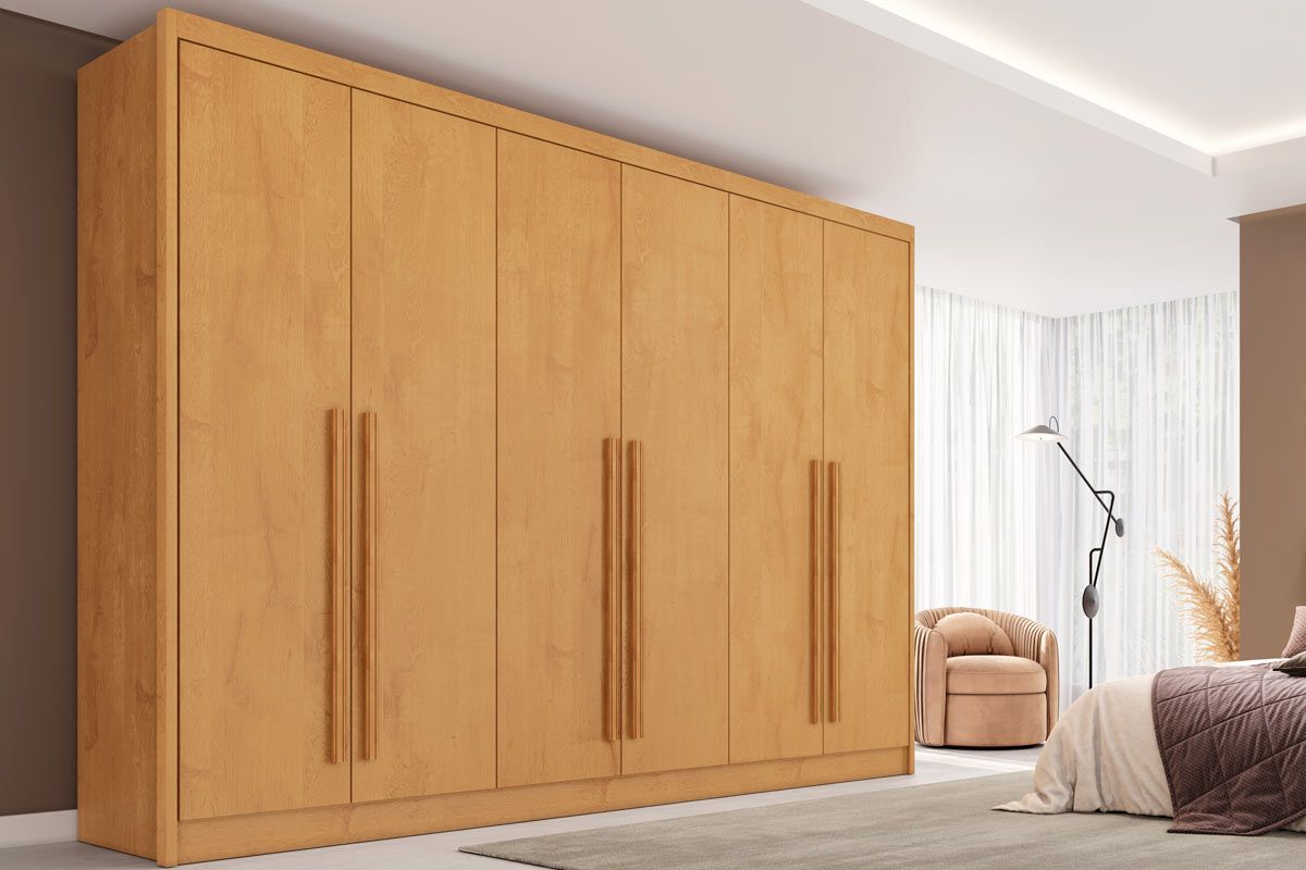 Guarda Roupa Casal 6 Portas e 6 Gavetas Valencia Europa