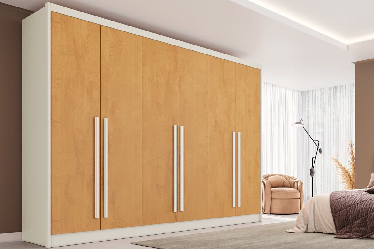 Guarda Roupa Casal 6 Portas e 6 Gavetas Valencia Europa