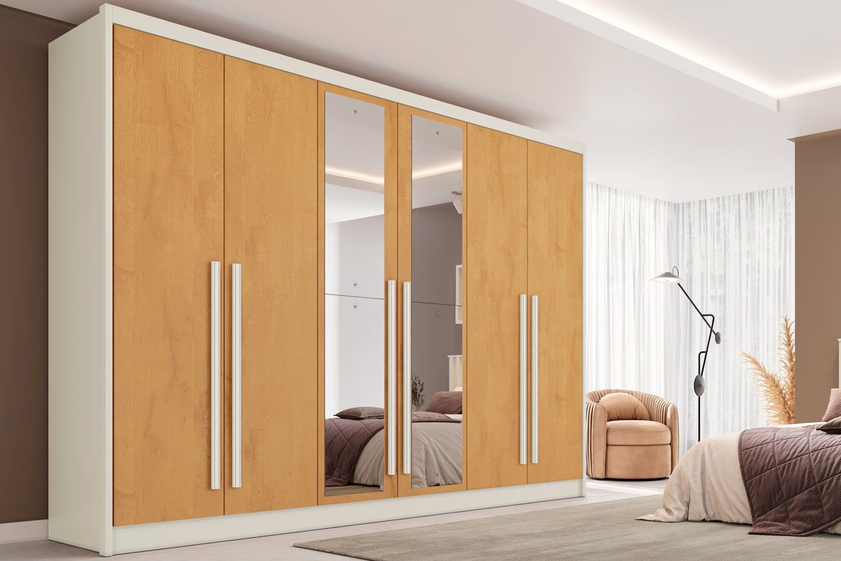 Guarda Roupa Casal 6 Portas c/Esp Valencia Europa