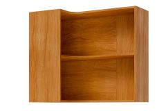 Armário Aéreo Cozinha MGM Divina Canto c/Nichos 92cm - Cinamomo