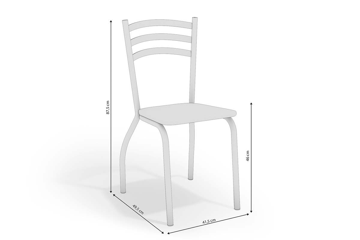 Sala Jantar Mesa Elba Tampo Madeirado c/ Vidro 120cm e 6 Cadeiras Portugal - Kappesberg