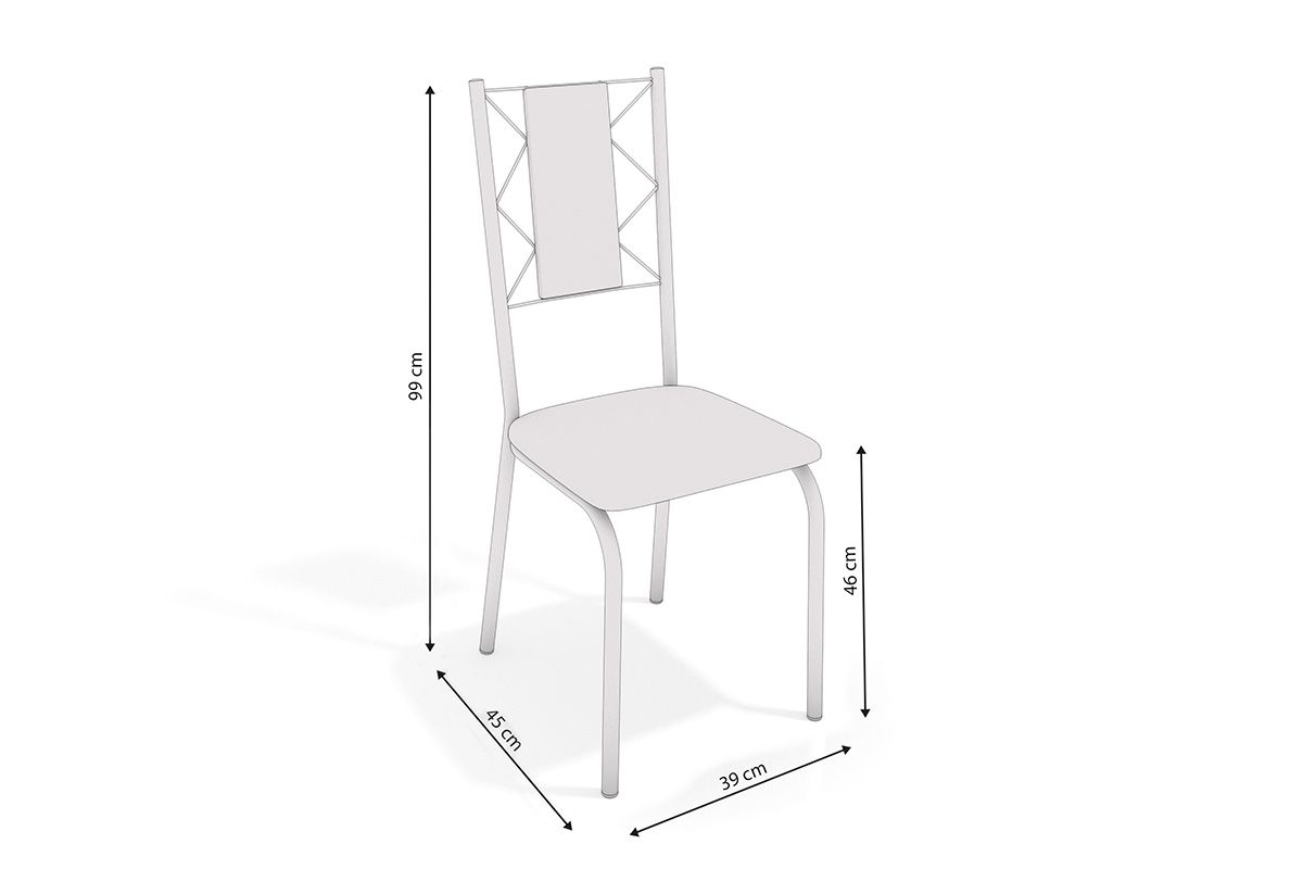Sala Jantar Mesa Elba Tampo Madeirado c/ Vidro 120cm e 6 Cadeiras Lisboa - Kappesberg