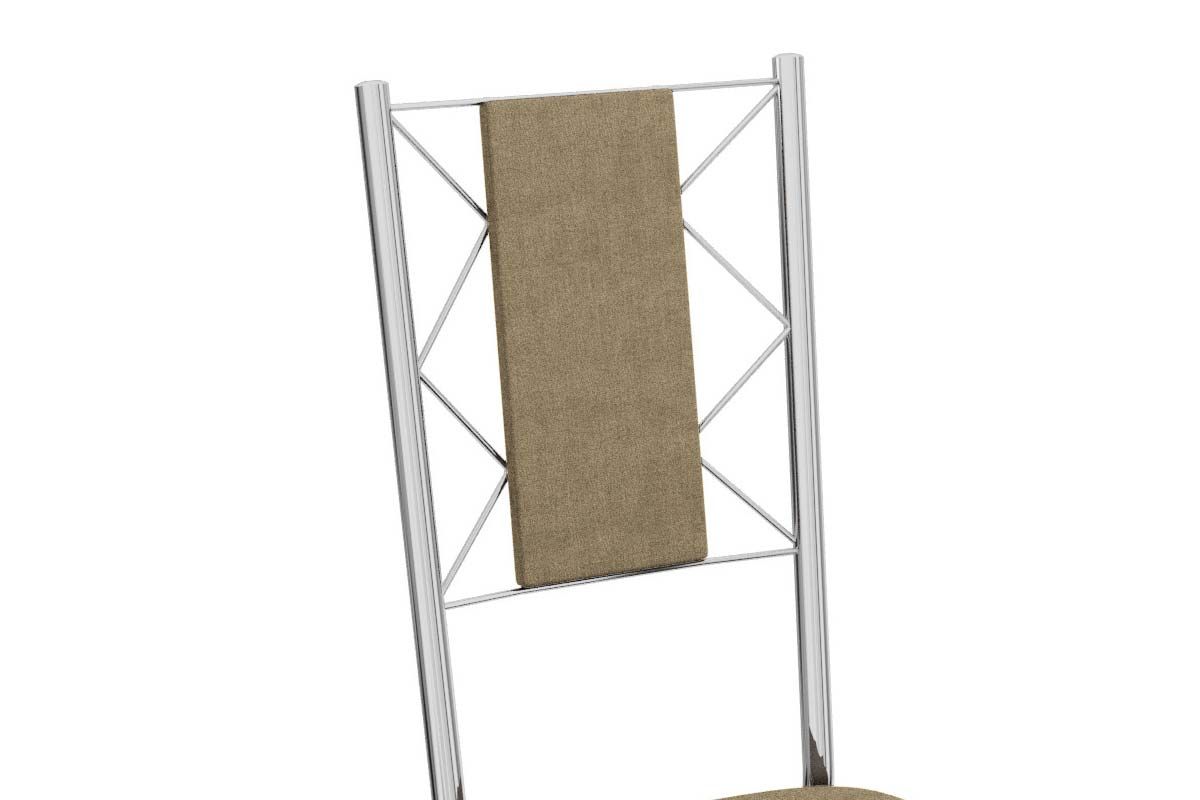 Sala Jantar Mesa Elba c/ Tampo de Vidro 120cm e 6 Cadeiras Lisboa - Kappesberg