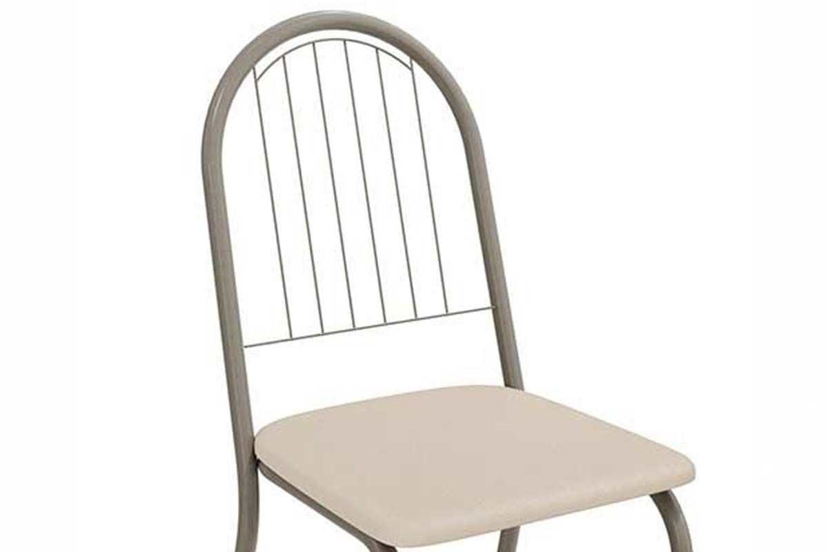 Sala Jantar Mesa Elba c/ Tampo de Madeira 160cm e 6 Cadeiras Noruega - Kappesberg