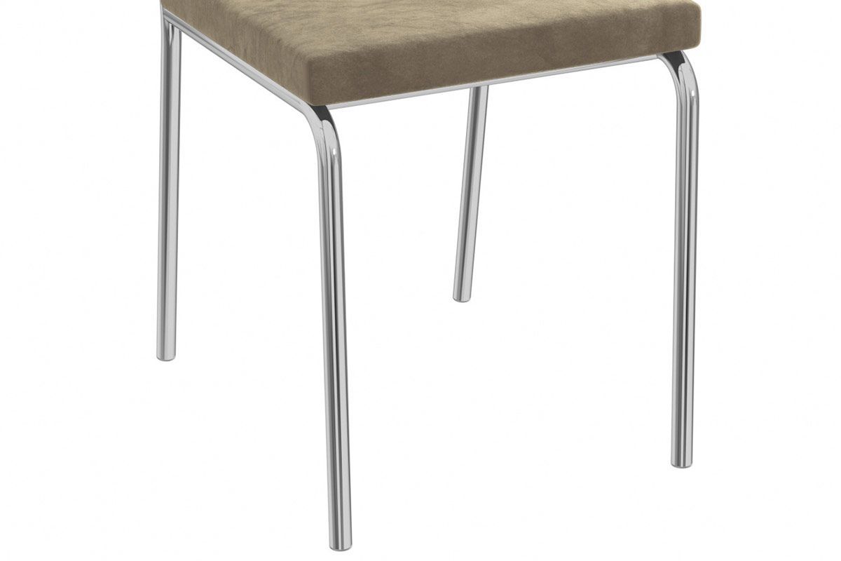 Sala Jantar Mesa Elba Tampo Madeirado c/ Vidro 120cm e 6 Cadeiras Zaria - Kappesberg