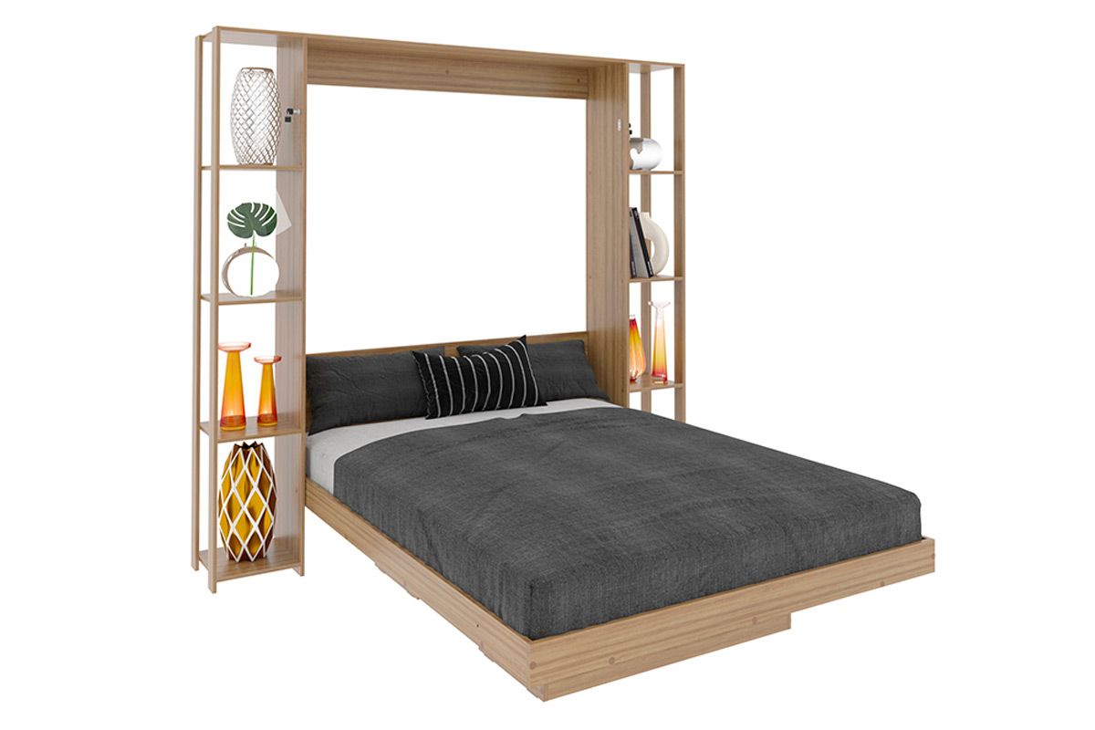 Cama Dobrável CM8040 - Tecno MobiliAmêndoa Cama Dobrável CM8040 - Tecno MobiliAmêndoa