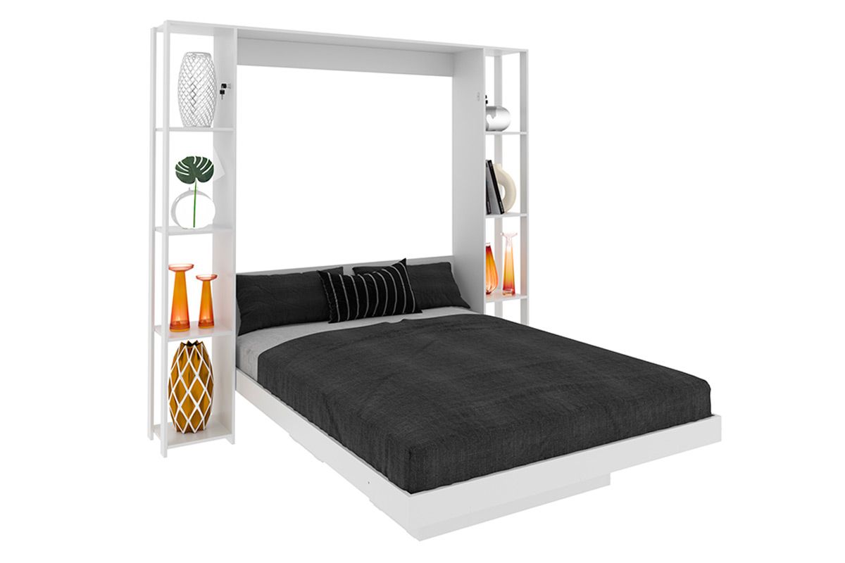 Cama Dobrável CM8040 - Tecno MobiliBranco Cama Dobrável CM8040 - Tecno MobiliBranco