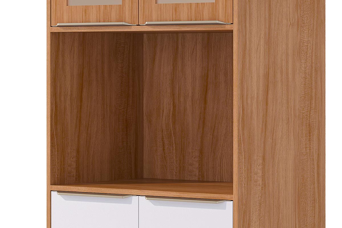 Paneleiro Cozinha MGM Divina c/4 Portas c/Vidro 70cm