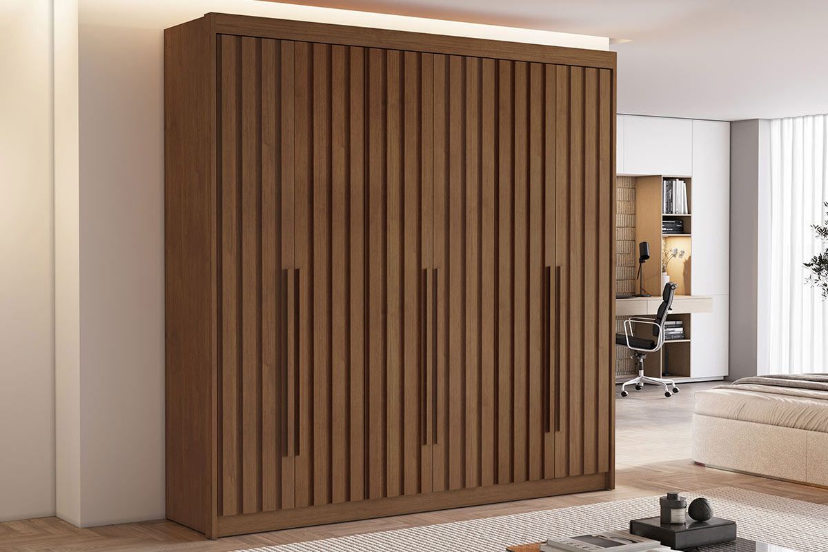 Guarda Roupa Casal 6 Portas Ripadas e 6 Gavetas Portugal ConquistaCacau Guarda Roupa Casal 6 Portas Ripadas e 6 Gavetas Portugal ConquistaCacau