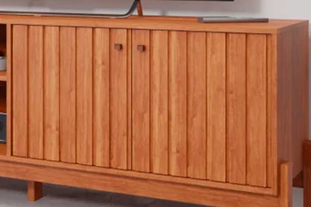 Rack Bancada p/ TV até 60 Pol Holanda 185cm Permóbili