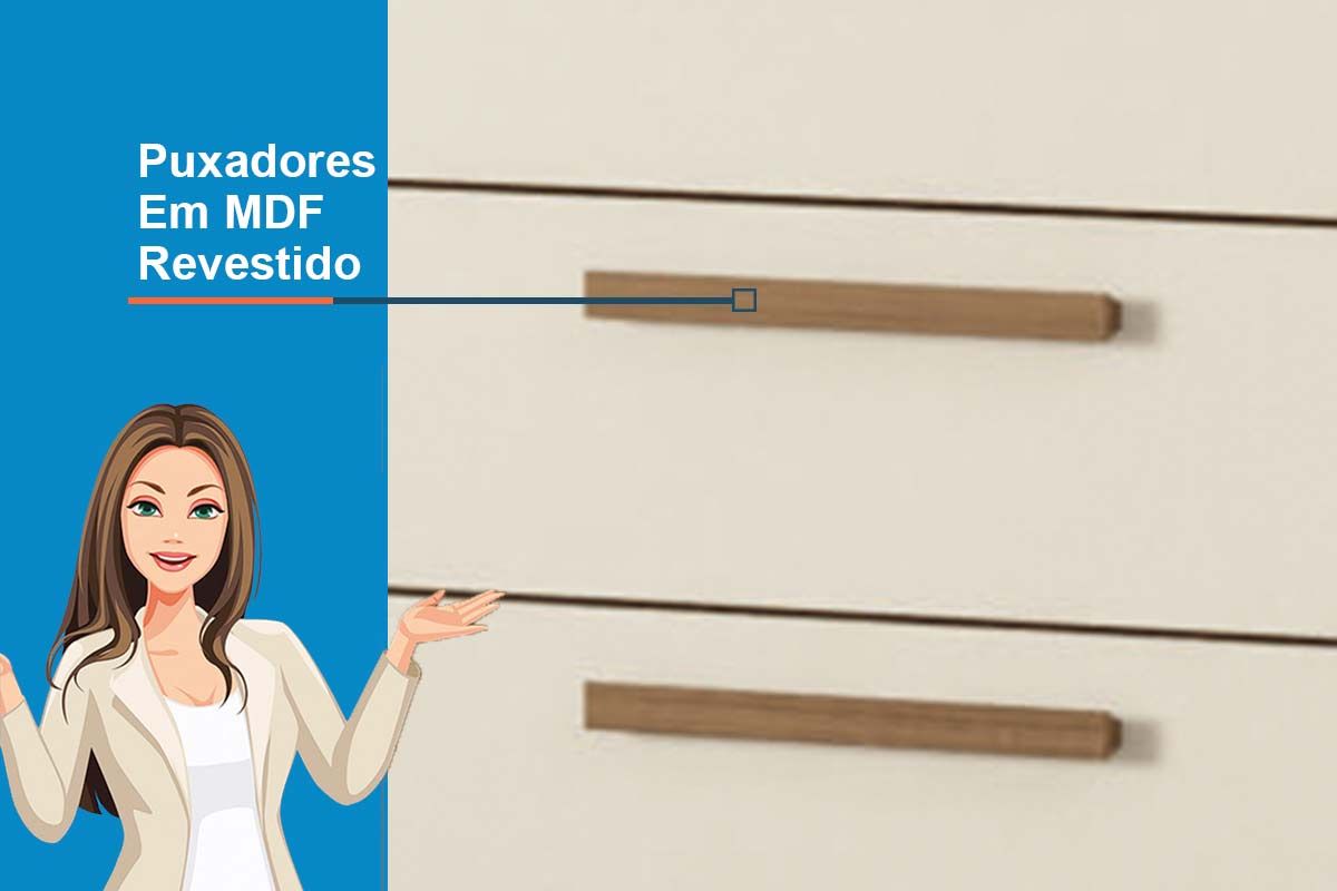 Cômoda Pinhais c/2 Portas e 4 Gavetas S. Andirá